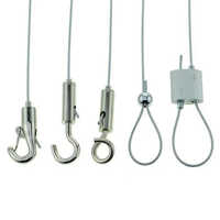 Wire Stainless Steel Lifting Hooks - Color: Silver