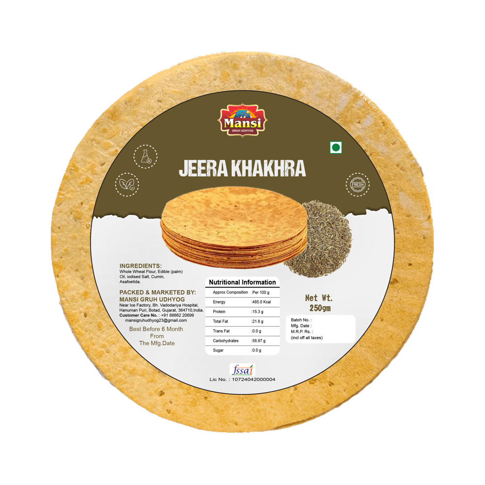 Jeera Masala Khakhra - Feature: High Quality