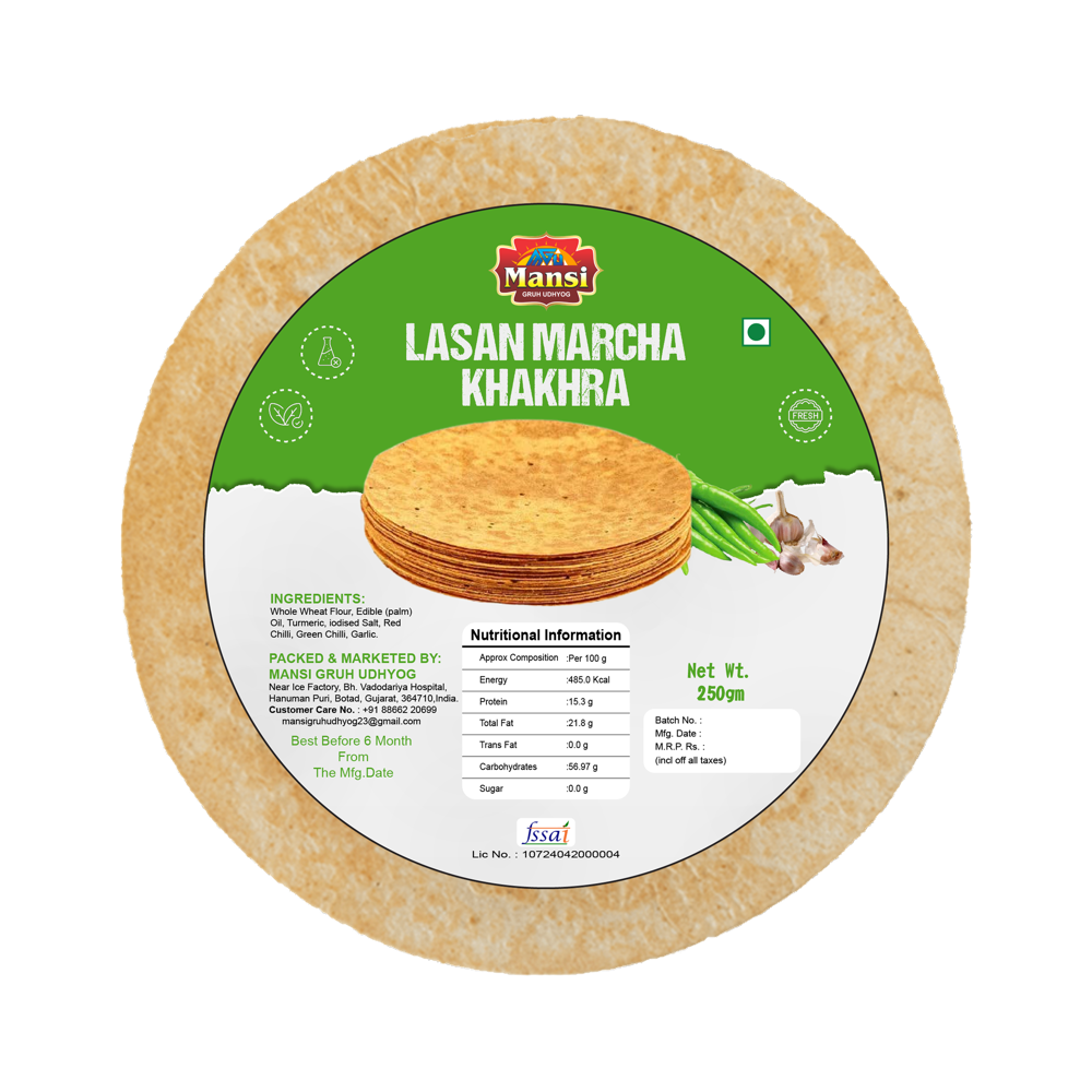 Lahsun Khakhra - Feature: High Quality