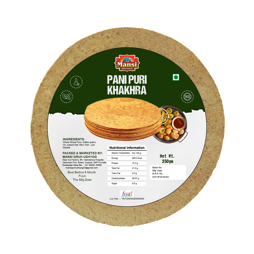 Panipuri Khakhra - Feature: High Quality