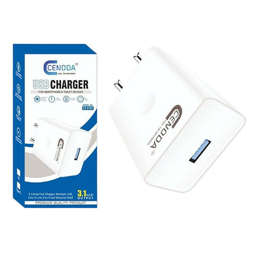 Usb Charger For Smartphone And Tablet Devices - Input Voltage: 3 Ampere (A)