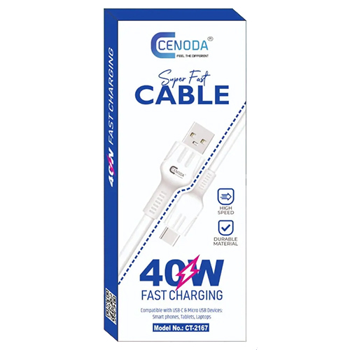 Super Fast USB Data Cable - PVC Material, Compatible with All Android Devices, Available in Various Colors | 6-Month Warranty, High-Speed Performance