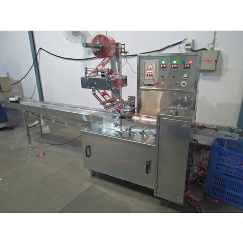 3 Side Central Seal Packaging Machine - Stainless Steel, 220 Volt Electric Drive | Heavy Duty, Minimal Maintenance, Versatile for Various Packaging Materials