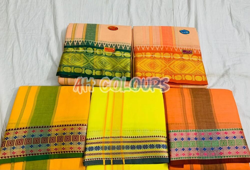 9/5 cotton colour dhoti RB