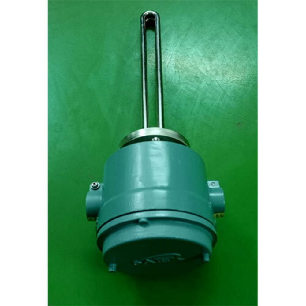 Flange Mounted Immersion Heater - Metal, Portable Design | Electric Power Source, 1 Year Warranty, Sleek Silver Finish