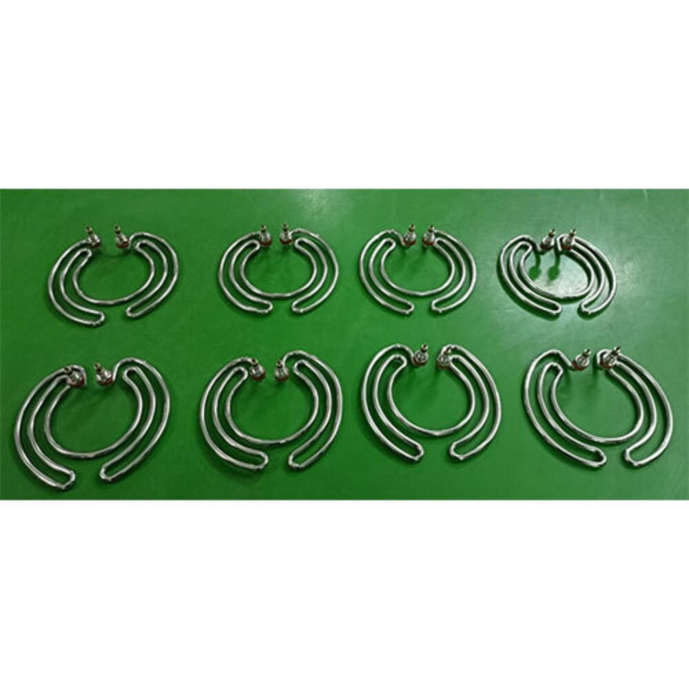 Tubular Ring Type Heater - Metal, Portable Silver Design | Efficient Heating Solution