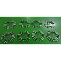 Tubular Ring Type Heater - Metal, Portable Silver Design | Efficient Heating Solution