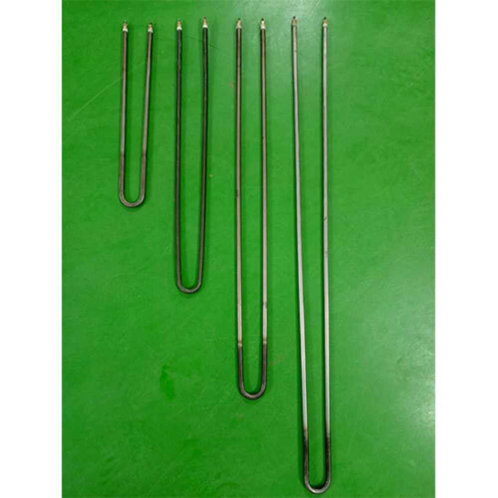 Tubular U Type Heaters - Color: Silver