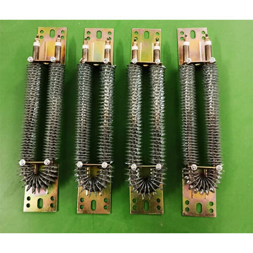 TUBULAR U TYEP HEATER WITH GI - SS FINNS & CLAMP