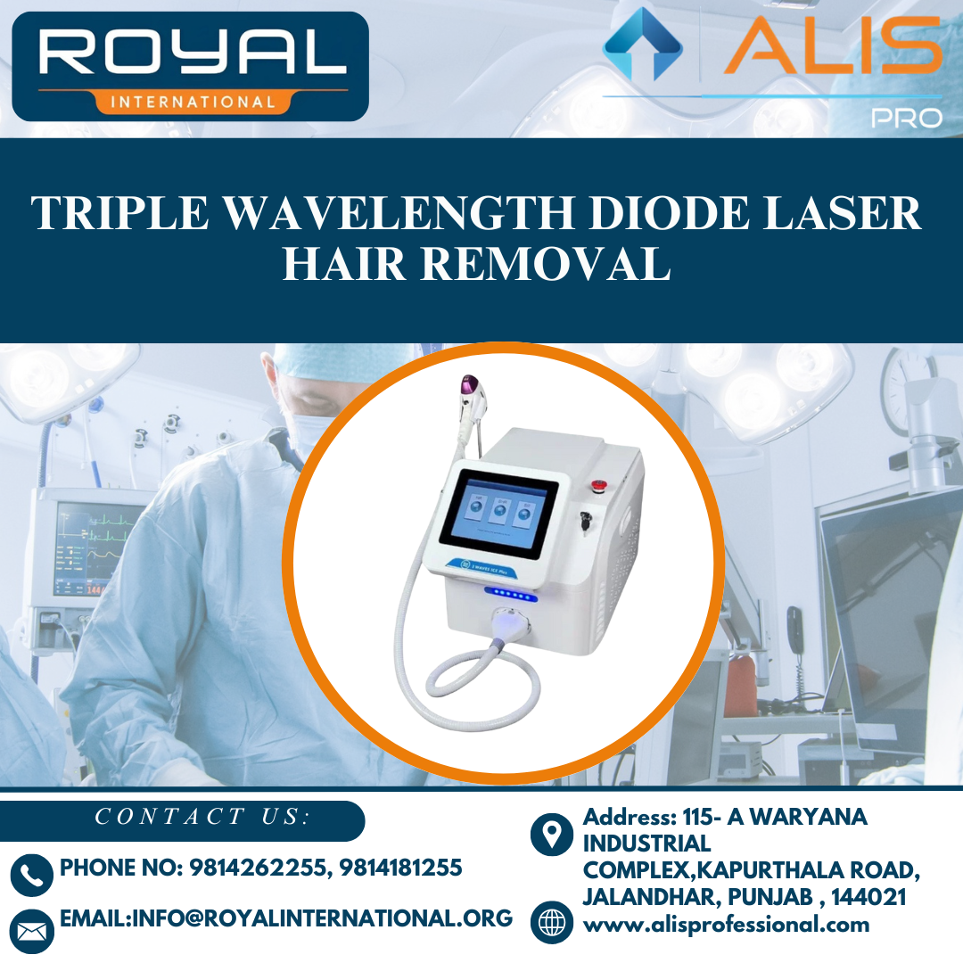 Triple Wavelength Diode Laser Hair Removal