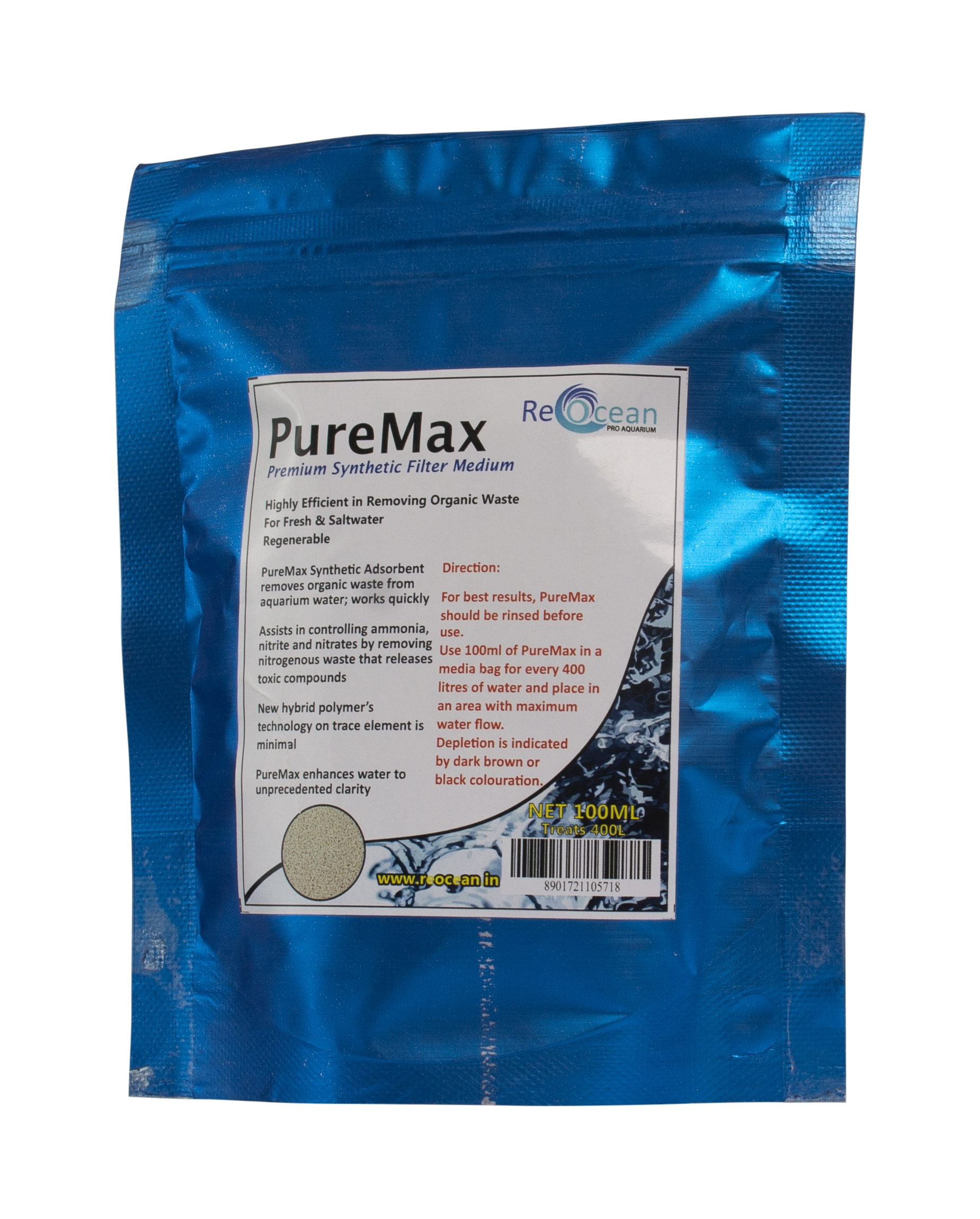 Puremax 100ml GEN1 Synthetic filt med Reocean