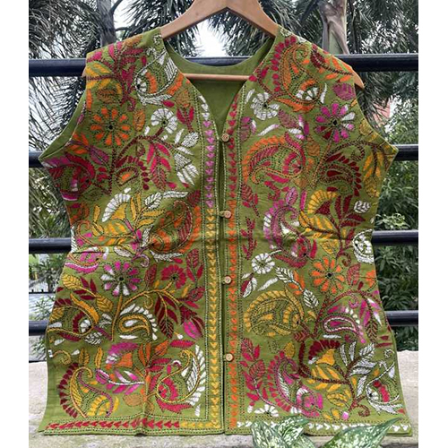 Eva Kantha Cotton Jacket - Design: Customized