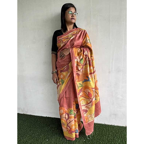 Shruti Silk Kantha Saree - Color: Multi Colour