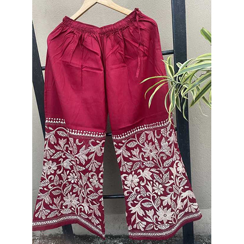 Sayanika Kantha Cotton Palazzo