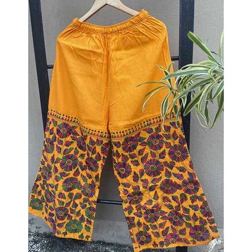 Pranjukta Kantha Cotton Palazzo