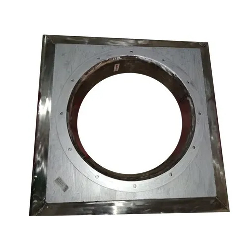 Square Duct Expansion Bellow - Color: Silver