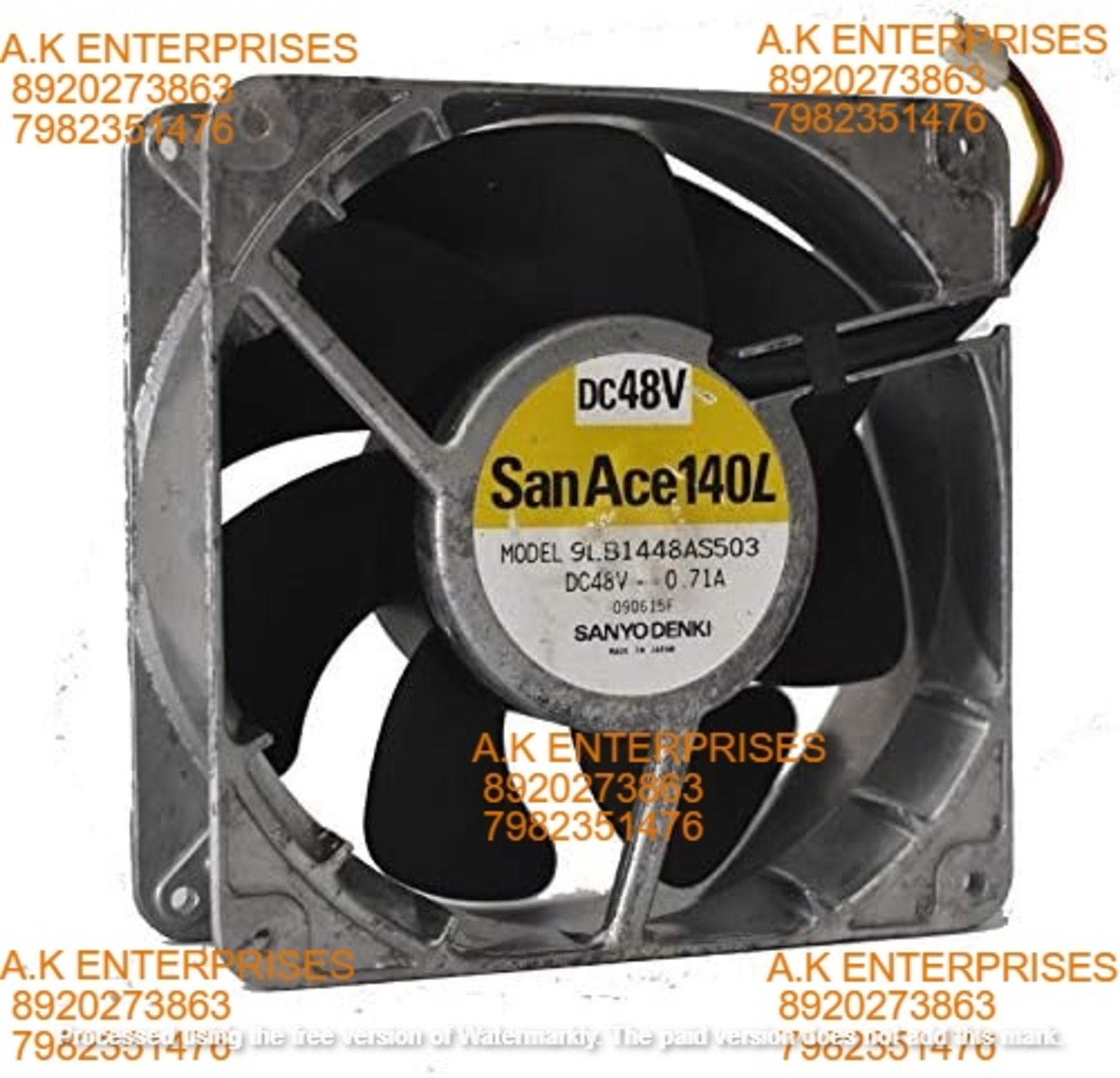 SanAce140L 9LB1448AS503 14050 48V 0.71A metal high temperature fan