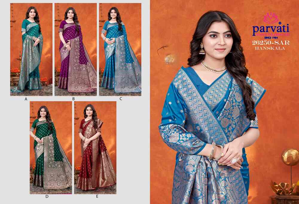 Parvati Multicolor Rapier Silk Saree -26250