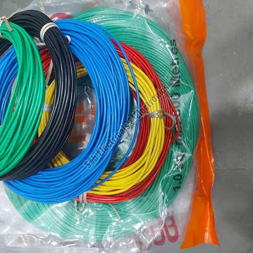 1 C X 1 Sq.Mm Polycab Flexible House Wire - Material: Copper