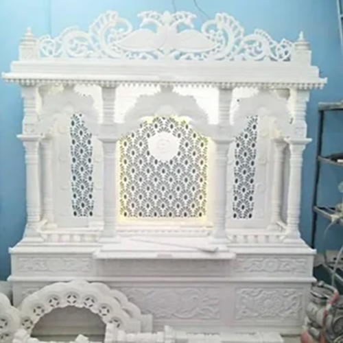 घर के लिए सफेद माब्लर मंदिर