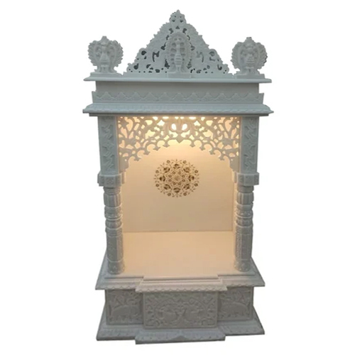 Vertical White Marble Temple