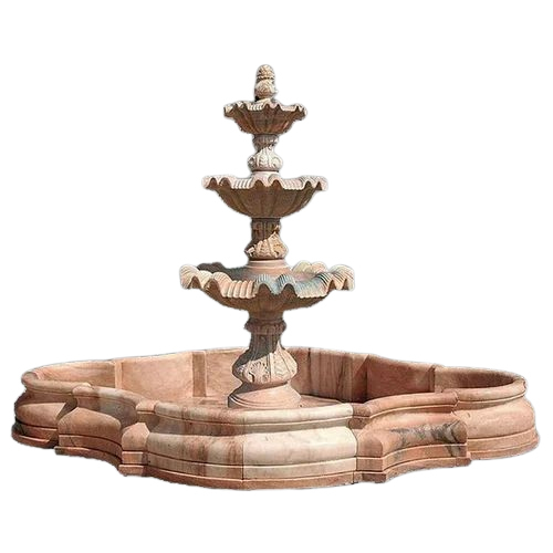 Pink Marble Water Fountain