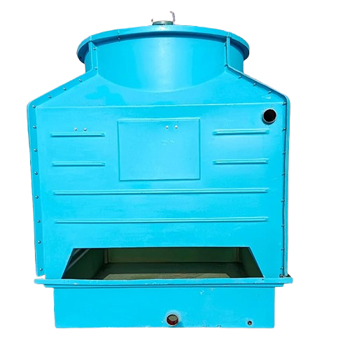 Square Cooling Tower - Color: Blue