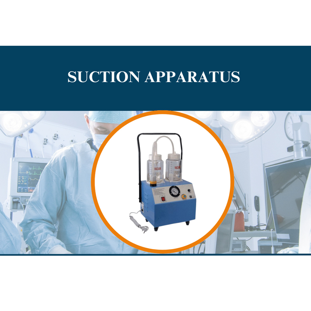 Suction Apparatus - Durable Medical Grade Material | Ideal for Surgical Use, Efficient Suction and Fluid Removal in Hospitals and Clinics