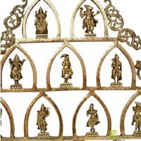 Dashavatara -Ten Incarnations- Avatars of Lord Vishnu - Brass Statue - Home Decor