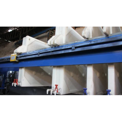 Fully Automatic Filter Press - Color: White And Blue