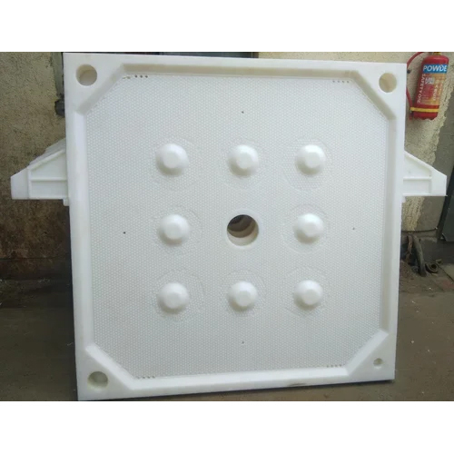 Polypropylene Filter Press Plate - Color: White