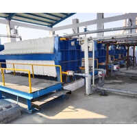 Centre Top Hydraulic Filter Press - Color: White And Blue