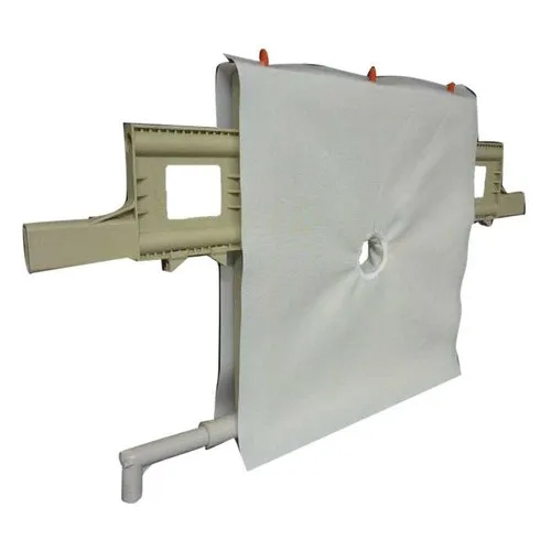 Butterfly Type Filter Cloth - 630 mm Size, 1 mm Thickness, White Polypropylene, 5 Micron Micron Ratings, Single Layer Weave