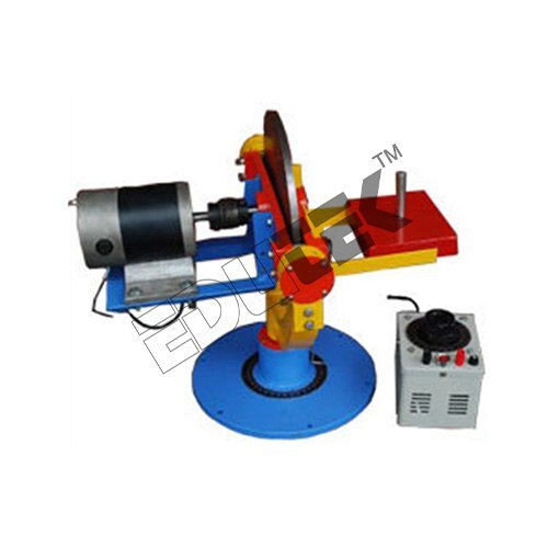 Motorized Gyroscope Apparatus - Stainless Steel Disc 300 Mm X 12 Mm Thick | Variable Speed Motor Precise Measurement Features Longer Service Life
