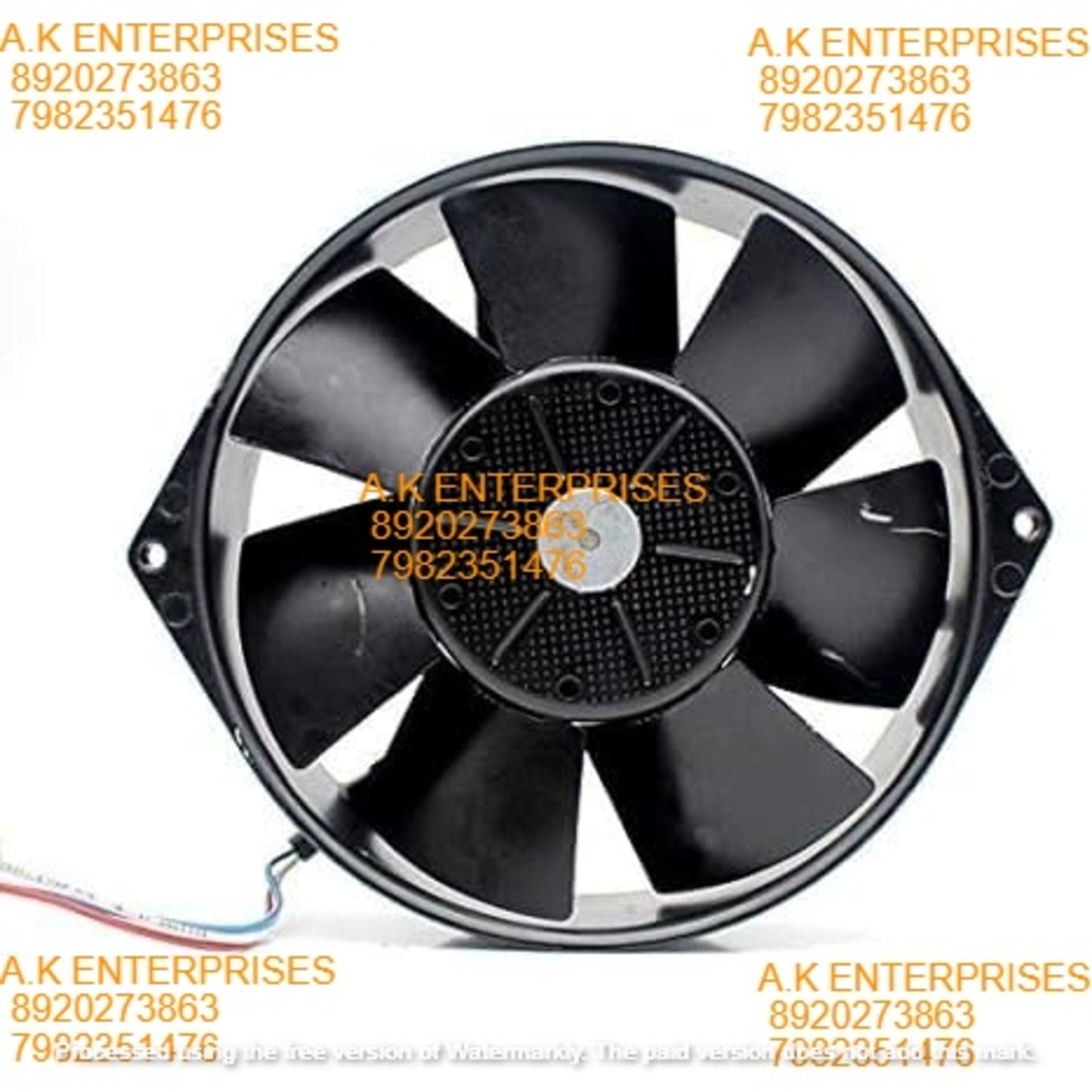  EBMPAPST 7114 N/19 Axial Fan 24V-0.5A 12W DC Bushless Air Cooling fan 5000 RPM 150 * 150 * 50mm 2-Wire (Metal)