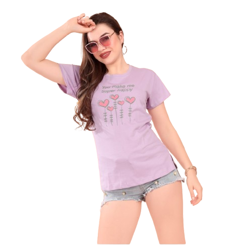 Krazy regular cotton tshirts for women