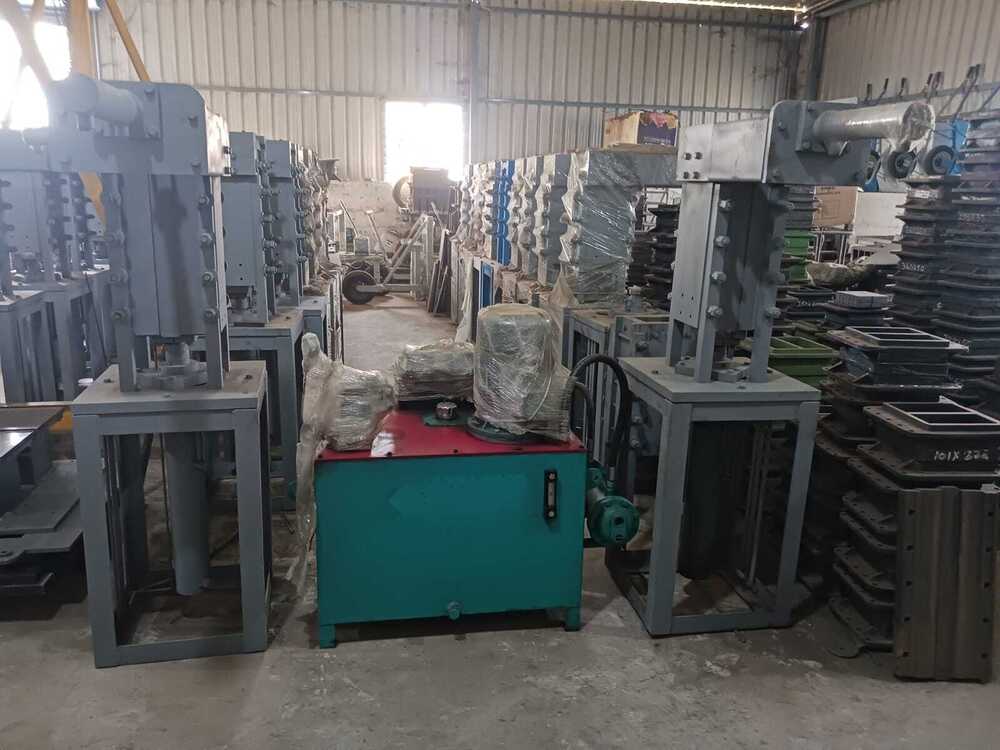 सिंगल ब्लॉक इंटरलॉक ब्रिक मशीन