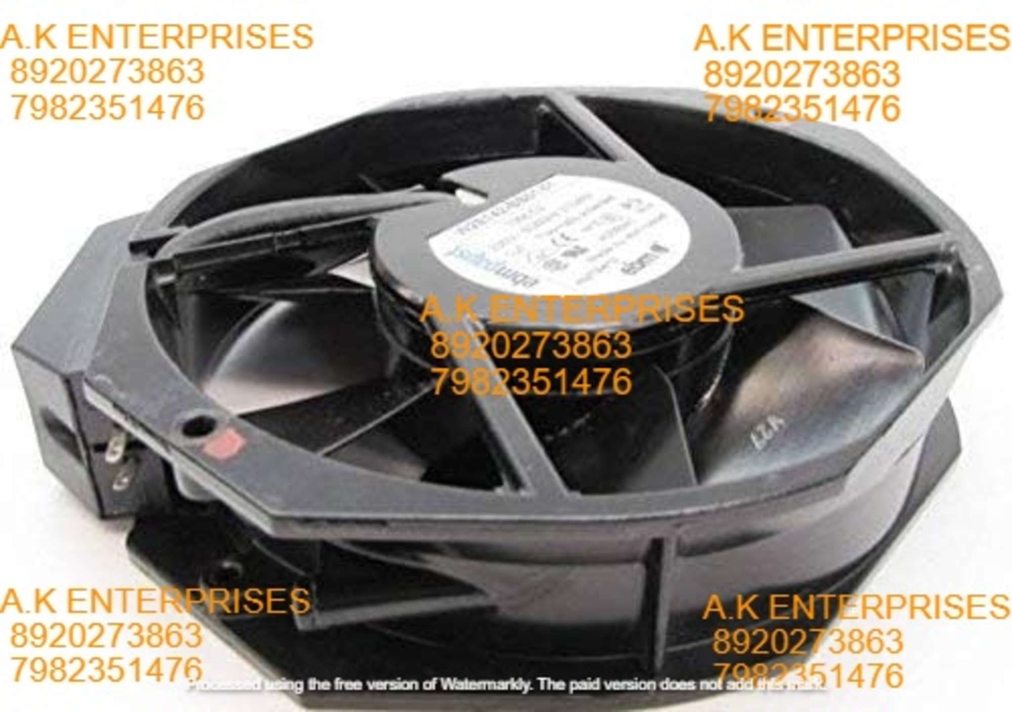 EBMPAPST W2E142-BB01-01 Axial Fan 230V~50/60Hz 27/28W DC Brushless Air Cooling Fan 3300 RPM 172 * 150 * 38mm 2-Wire (Metal)