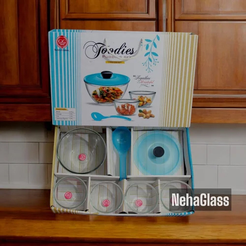 Glass Pudding Set