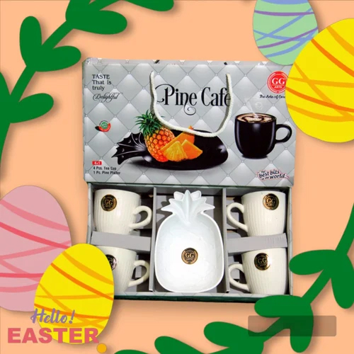 Ceramic And Plastic White Crockery Wedding Gift Set
