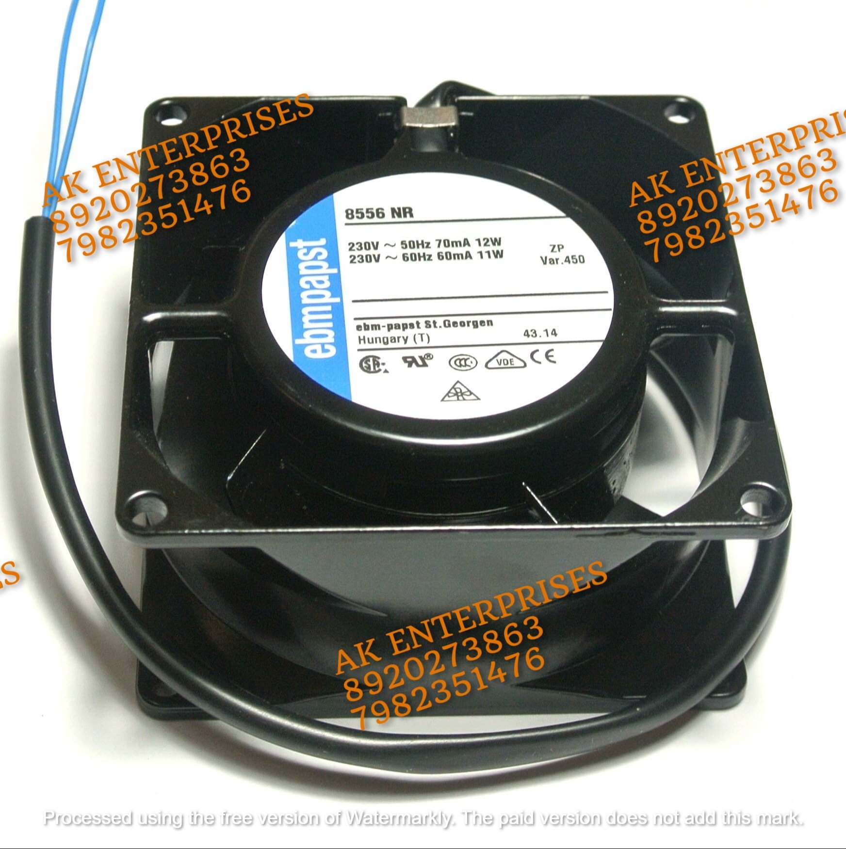 8314H-RS0 | Ventola Assiale In C.c. Ebm-papst 8300, 80m³/h, 24 V Dc, 80