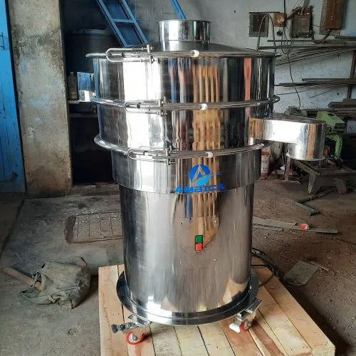 Vibrating Sieve Machine - Stainless Steel, 30x30 inches | High Performance, Efficient Separation, Durable Design