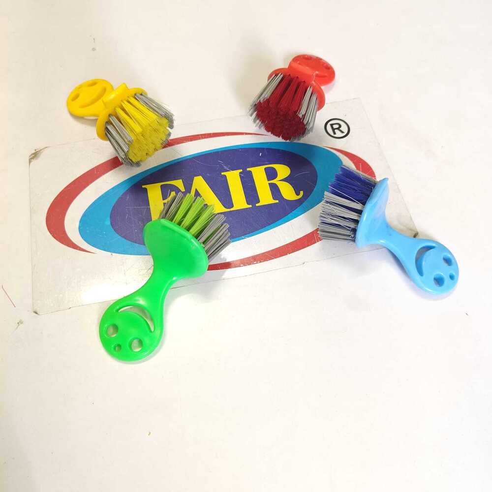 Smiley Sink Brush - Fresh Plastic, Assorted Colors | Durable, Rust-resistant Design For Effective Sink Cleaning And Grime Removal