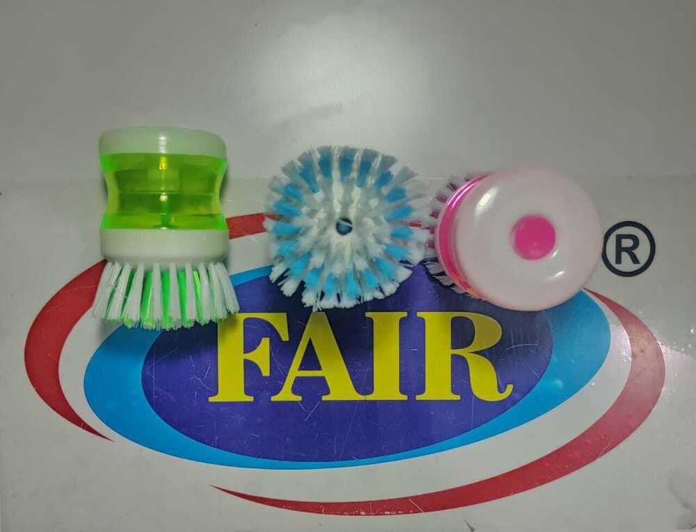 Dishwasher Brush - Crystal Material, Round Shape, Assorted Colors | Durable And Rust-resistant Design For Effective Sink Cleaning