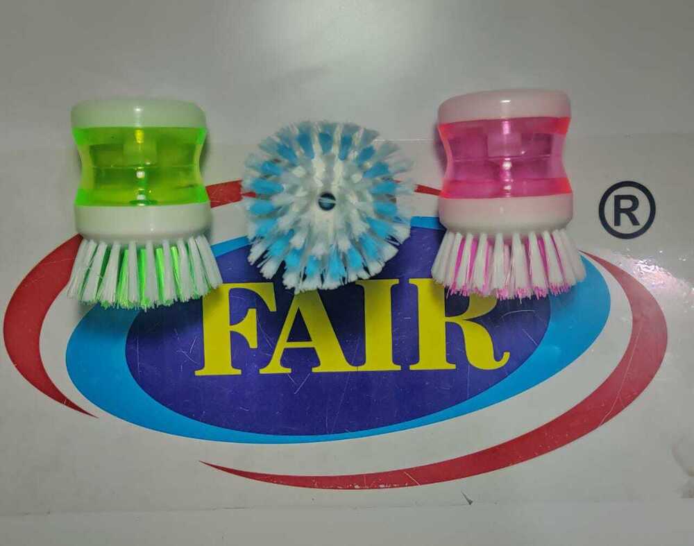 Dishwasher Brush - Crystal Material, Round Shape, Assorted Colors | Durable And Rust-resistant Design For Effective Sink Cleaning