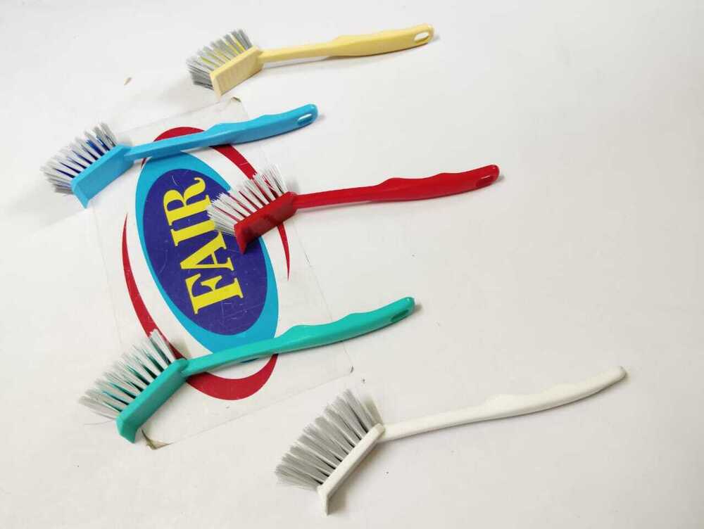 Khurchan Sink Brush - Virgin Plastic Material | Assorted Color, Enhanced Durability With Special Rubber, No Water Marks After Use