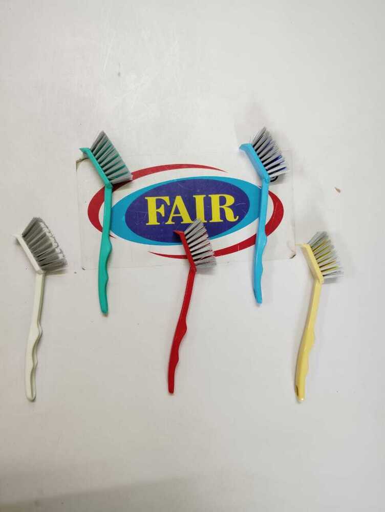 Khurchan Sink Brush - Virgin Plastic Material | Assorted Color, Enhanced Durability With Special Rubber, No Water Marks After Use