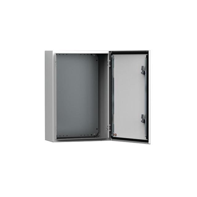 Nvent Hoffman Enclosure Mas0202015r5 - Mild Steel, 7.87x7.87x6.1 In, Light Gray, Ip 66 Rated, Single Door Wall Mounted, Ul Listed