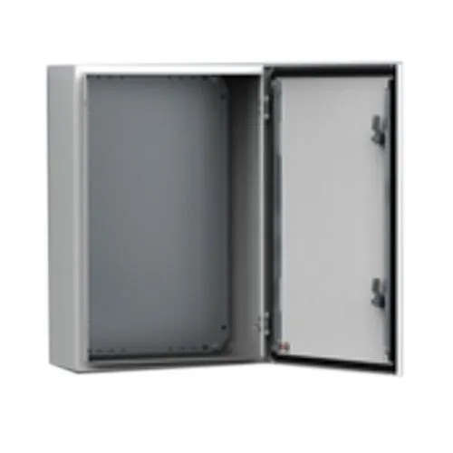 Nvent Hoffman Enclosure Mas0202015r5 - Mild Steel, 7.87x7.87x6.1 In, Light Gray, Ip 66 Rated, Single Door Wall Mounted, Ul Listed