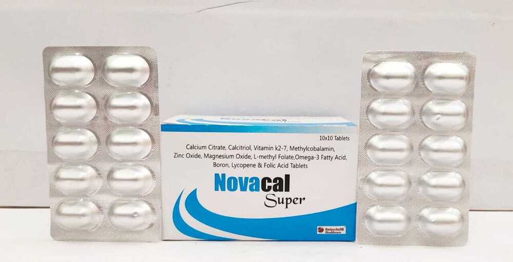 Calcitrol IP   Calcium Carbonate 1250 IP mg, Vitamin K27 , Methylcobalamin IP  Zinc IP Magnesium 80mg, L methyl Folate 800 IP mcg